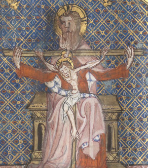 Trinität, Buchmalerei, NLW MS 5016D