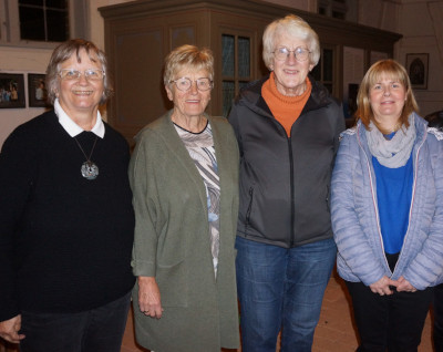 Fleißige Helferinnen: Sigrid Schwarz, Dietlind Borm, Brigitte Presch und Kristina Schoenke, Foto: privat